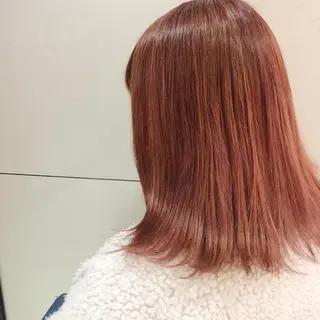 ミディアム カラー ケアブリーチ /髪質 改善/古橋圭史郎のヘアスタイル