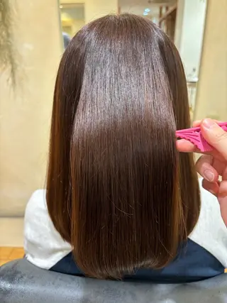 セミロング カラー 井上 未悠のヘアスタイル