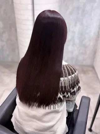 セミロング カラー 詩乃🎀ピンク 暖色系🫧レイヤーのヘアスタイル