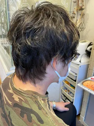 パーマ メンズ ＲｅｃｈｅＲｃｈｅ 池袋 【ルシェルシュ】所属・💭メンズ特化 フクダ💭のヘアスタイル