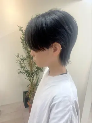 メンズ メンズ レイヤー ウルフ 弓木啓輔のヘアスタイル