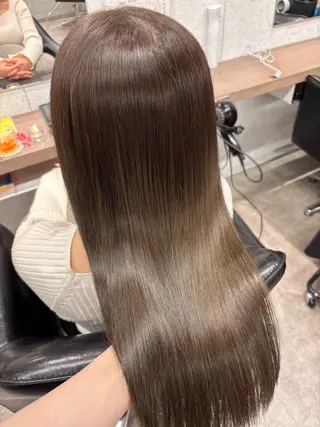 ロング カラー ボブ/透明感カラー/ 髪質改善/🌙/ルナのヘアスタイル
