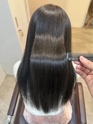 ロング カラー 艶髪　韓国ヘア　特化 Zina北千住　阿部のヘアスタイル