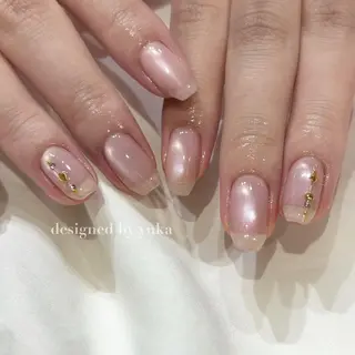 ネイル 新宿代々木/ちゅるん キレイめ/miriのネイルデザイン