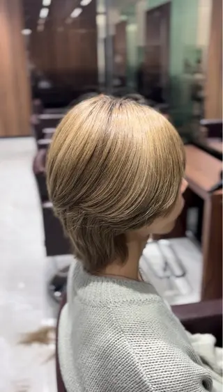 ヘアアレンジ メンズ ねね🦖 /ブリーチカラーのヘアスタイル