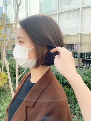 ショート カラー 西本 由香のヘアスタイル
