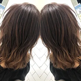 ミディアム 【大人髪】men's パーマ/潤艶髪のヘアスタイル