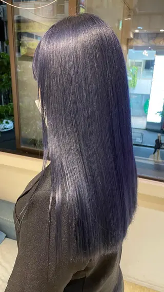 ロング 渋谷ハイトーン/ デザインカラー阿部のヘアスタイル