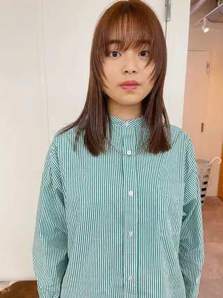 セミロング カラー 丁寧なカウンセリング 🌿KENTA🌿のヘアスタイル