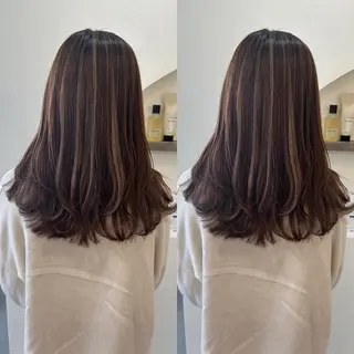 セミロング 山本 茉希のヘアスタイル