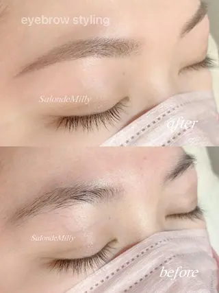 アイブロウ Salon de milly 本町のマツエク・マツパデザイン