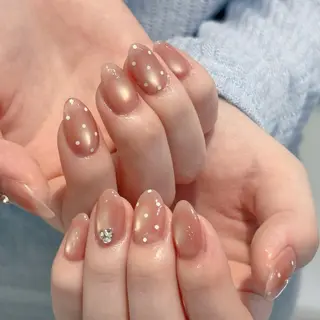 ネイル 🩰ミキ/韓国♡ 大人girlyネイルのネイルデザイン