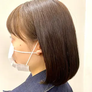 ショート カラー 似合わせレイヤー/ ニュアンスパーマ高倉のヘアスタイル