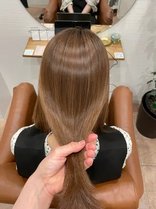 ミディアム 藤井 楓のヘアスタイル