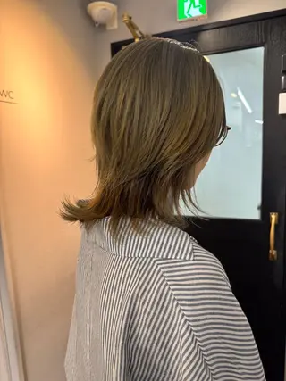 ミディアム ブリーチ/デザイン/ Rurikaのヘアスタイル