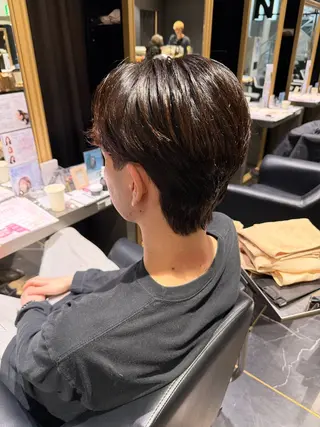 パーマ メンズ 佐々木やすは/ レディースモデル募集のヘアスタイル