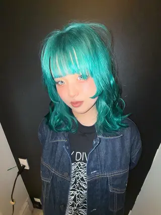 ミディアム カラー @kyoniyy KYONIのヘアスタイル