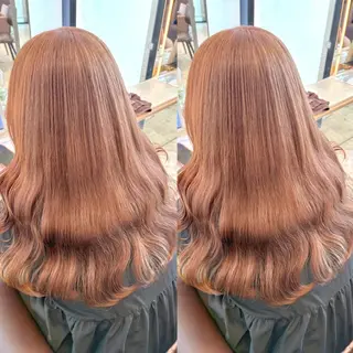 カラー ヘアメ🎀推しカラー 🥣横浜/しほ🧸のヘアスタイル