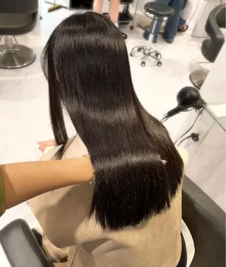 ロング カラー 表参道♡暗髪♡ 艶カラー♡アユミのヘアスタイル