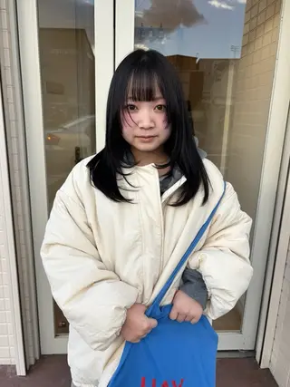 セミロング 桑本 さと子のヘアスタイル