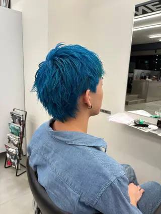 ショート カラー ヘアアレンジ メンズ 柊斗 /横浜パーマのヘアスタイル