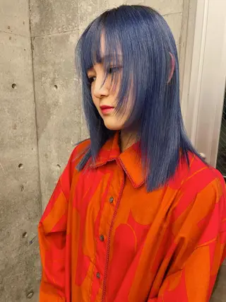 ミディアム カラー センスをお届けします 大谷将生infpのヘアスタイル