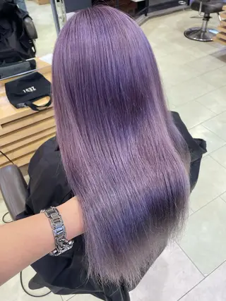 ロング カラー メンズパーマ 新宿 yudaiのヘアスタイル