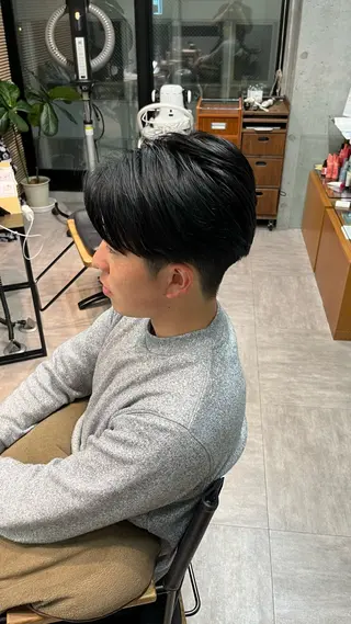メンズ メンズカット パーマ飯野友喜のヘアスタイル