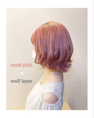 ミディアム 野村 莉夏香のヘアスタイル