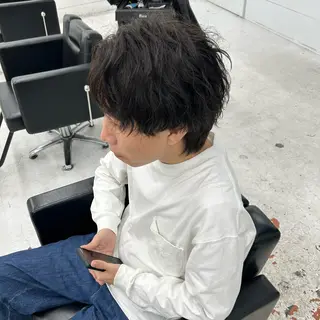 パーマ メンズ 【メンズパーマ特化】 🍏網中勇喜のヘアスタイル