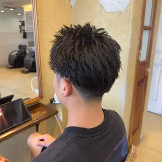 ショート メンズ 中村 龍輝のヘアスタイル