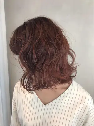 ミディアム カラー BROCANTE立川 karasawa.nのヘアスタイル