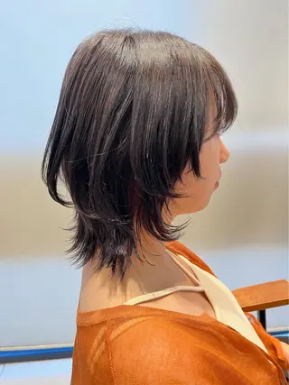 ミディアム カラー ディレクター ノナカのヘアスタイル