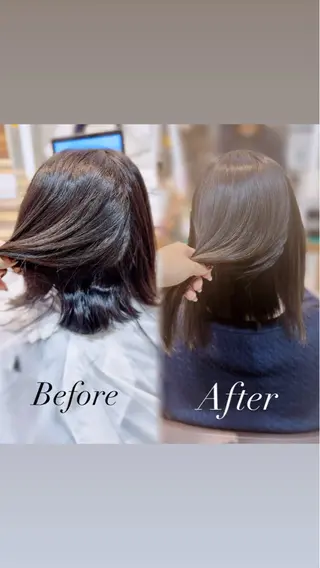 ミディアム 🎀カラー・カットモ デル募集中✧めい🎀のヘアスタイル