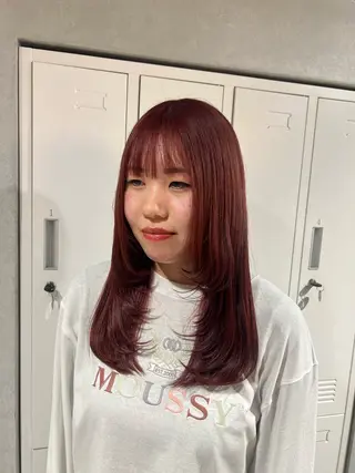 カラー 🎀 夏秋🎀のヘアスタイル