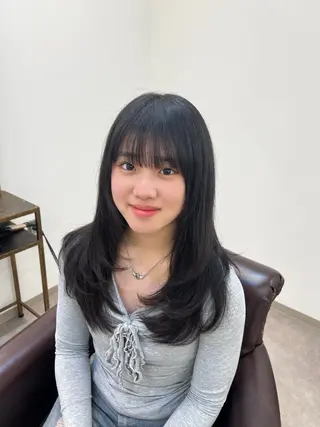 ロング qualiaクオリア クラモチ　タクミのヘアスタイル