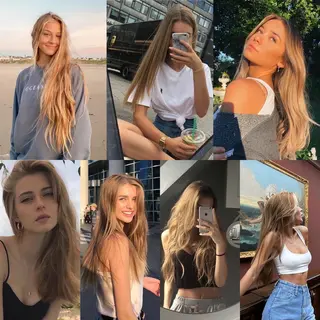 ロング トレンドレイヤー/ 透明感カラーのヘアスタイル