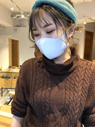 ミディアム ヘアアレンジ 東 みのりのヘアスタイル