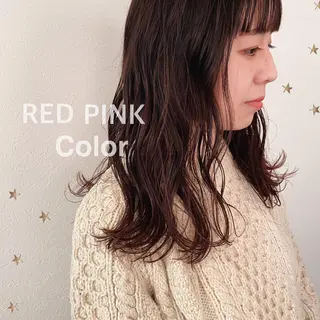 セミロング カラー 市川 千夏のヘアスタイル