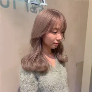 ロング カラー ⚜️ブリーチ× 透明感✨Hayatoのヘアスタイル