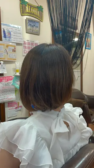 ミディアム 吉村幸重🌈髪質改善 /抗がん剤治療カットのヘアスタイル