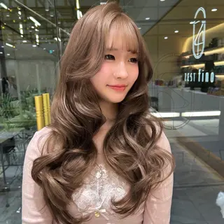 ロング カラー 🇰🇷韓国スタイル /束間まつげ🎀ミキのヘアスタイル