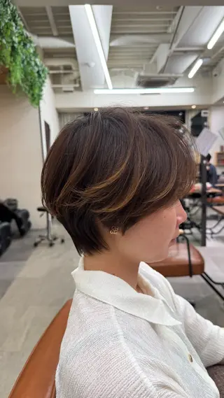 ショート カラー 銀座No.1ショート 似合わせカット/といのヘアスタイル
