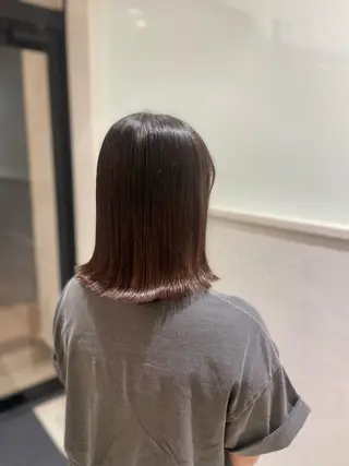 ミディアム ボブ/艶髪 soleilrukaのヘアスタイル