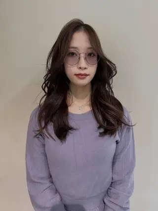 ロング カラー opus 店長大和 レイヤー/赤み消しのヘアスタイル