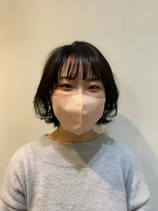 ショート カラー 大人かわいい×艶髪 🤍塩川のヘアスタイル