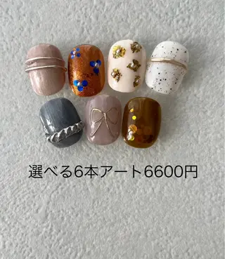 ネイル tsumeya ゆるかわ手描きネイルのネイルデザイン