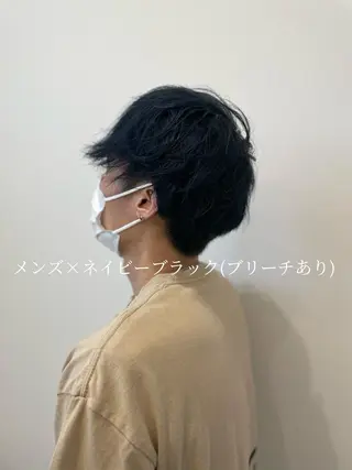 ショート カラー メンズ やまこし 美裕樹のヘアスタイル