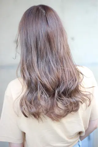 ロング カラー パーマ ヘアアレンジ 成松 勇治のヘアスタイル