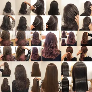 ロング カラー パーマ ヘアアレンジ メンズ キッズ ネイル マツエク・マツパ MEGUMI megumiのヘアスタイル